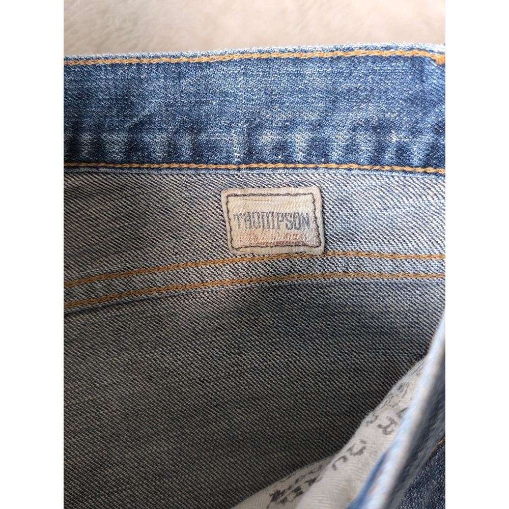 Ralph Lauren 650 Thompson Straight Leg Blue Denim Jeans 32x32 Med Wash Stretch - Picture 12 of 12